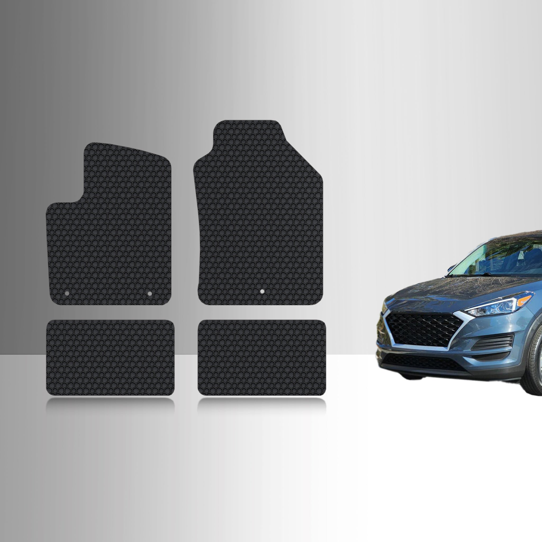 CUSTOM FIT FOR FIAT 500e 2019 1st & 2nd Row