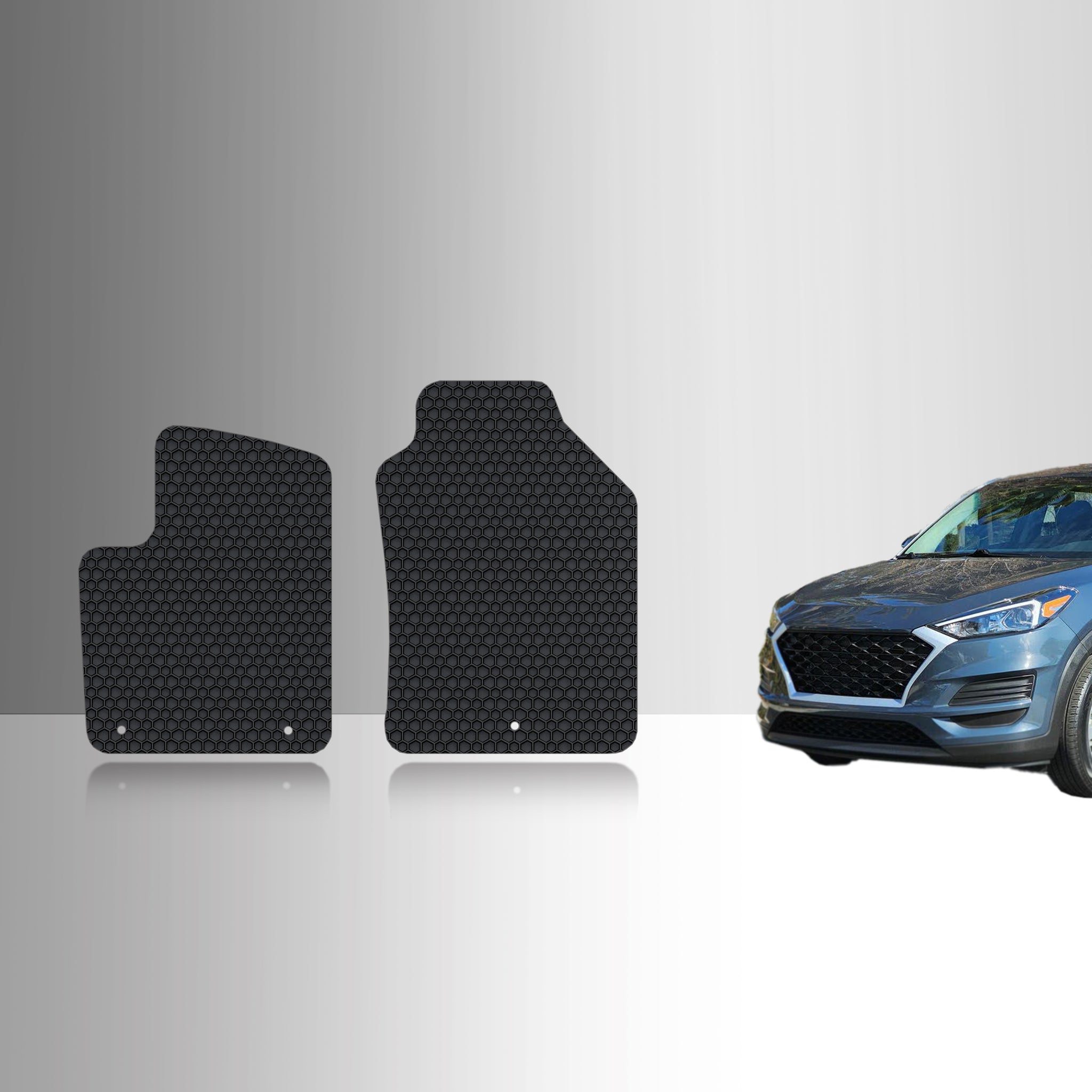 CUSTOM FIT FOR FIAT 500e 2018 Two Front Mats