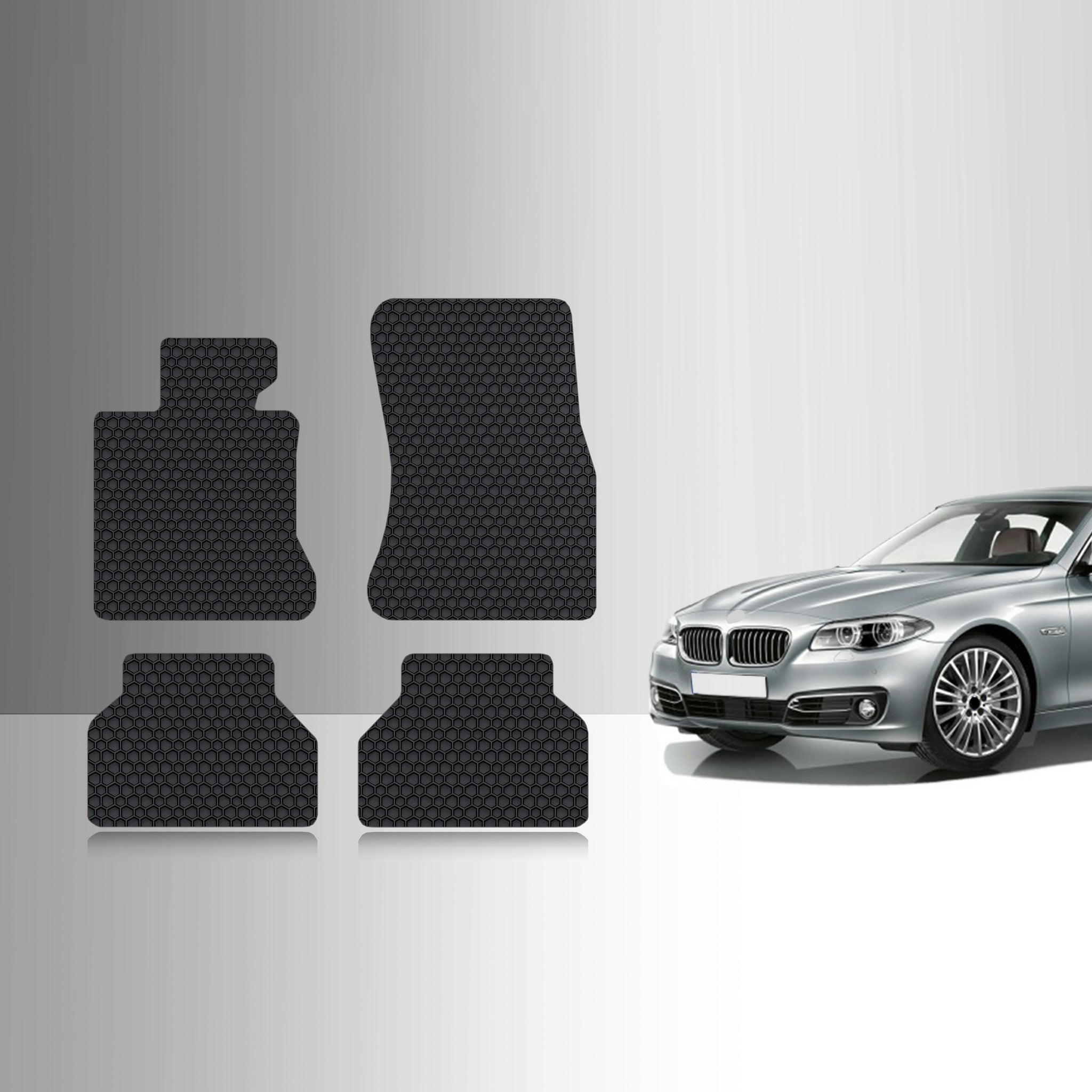 CUSTOM FIT FOR BMW 530i 2007 1st & 2nd Row Rear Wheel Drive