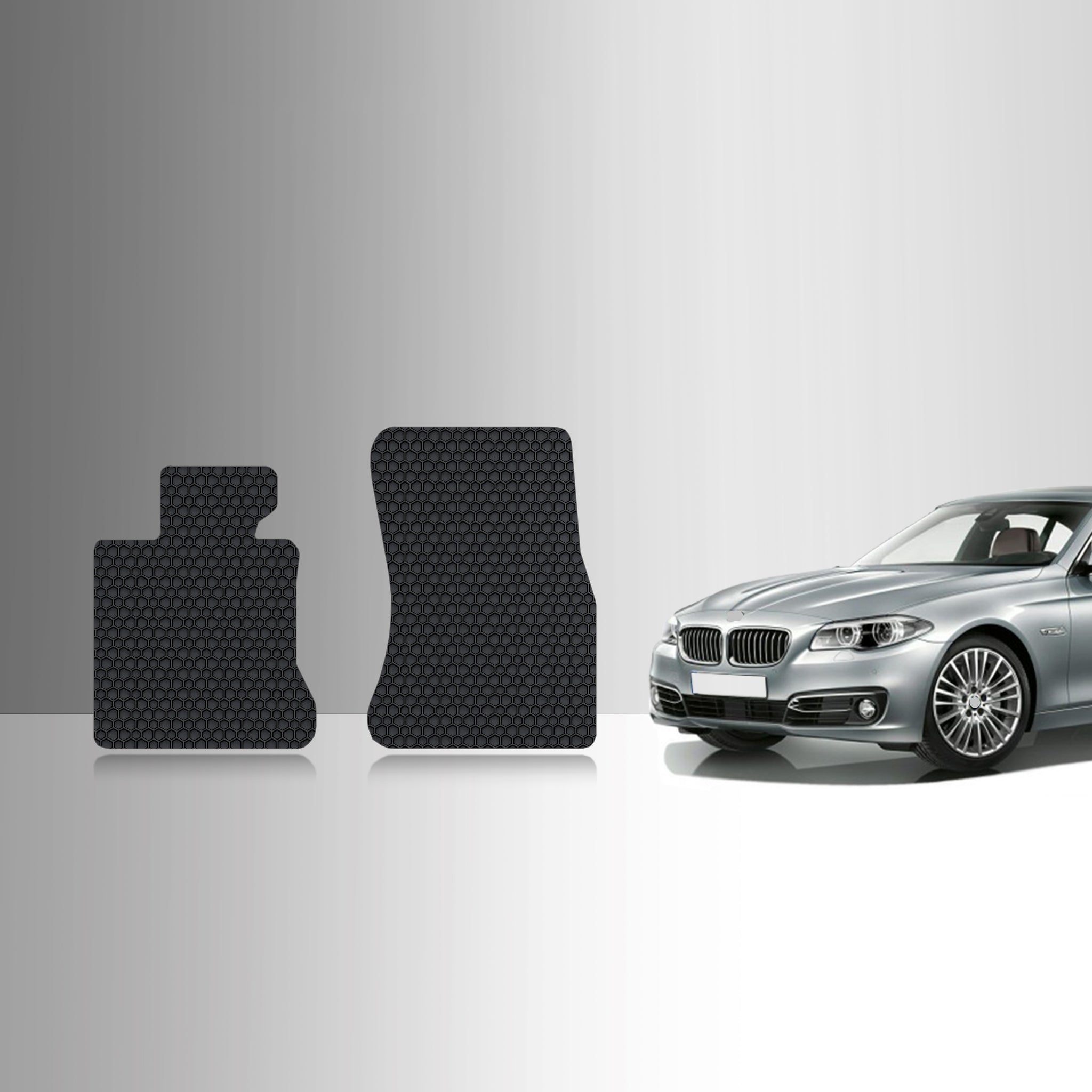 CUSTOM FIT FOR BMW 530i 2013 Two Front Mats Rear Wheel Drive