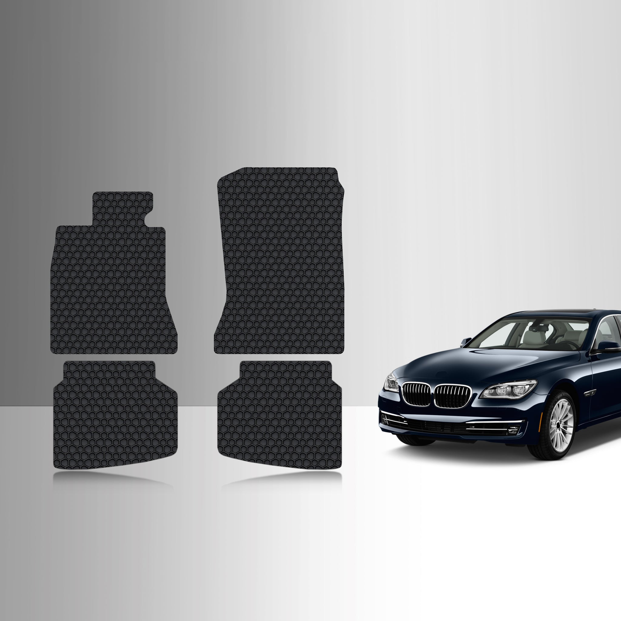 CUSTOM FIT FOR BMW 760Li 2011 Floor Mats Set Rear Wheel Drive