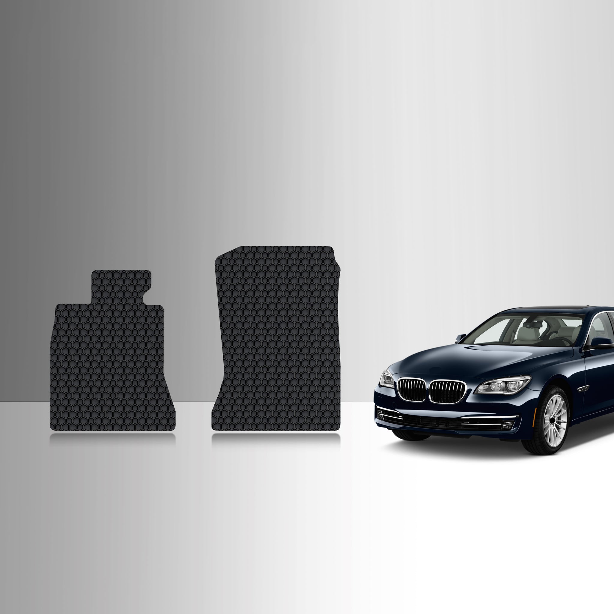 CUSTOM FIT FOR BMW 760Li 2014 Two Front Mats Rear Wheel Drive