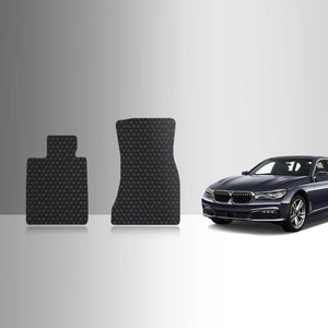 CUSTOM FIT FOR BMW 750Li 2020 Two Front Mats Rear Wheel Drive
