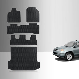 CUSTOM FIT FOR ACURA MDX 2005 Full Set Floor + 3rd Row + Cargo Mats
