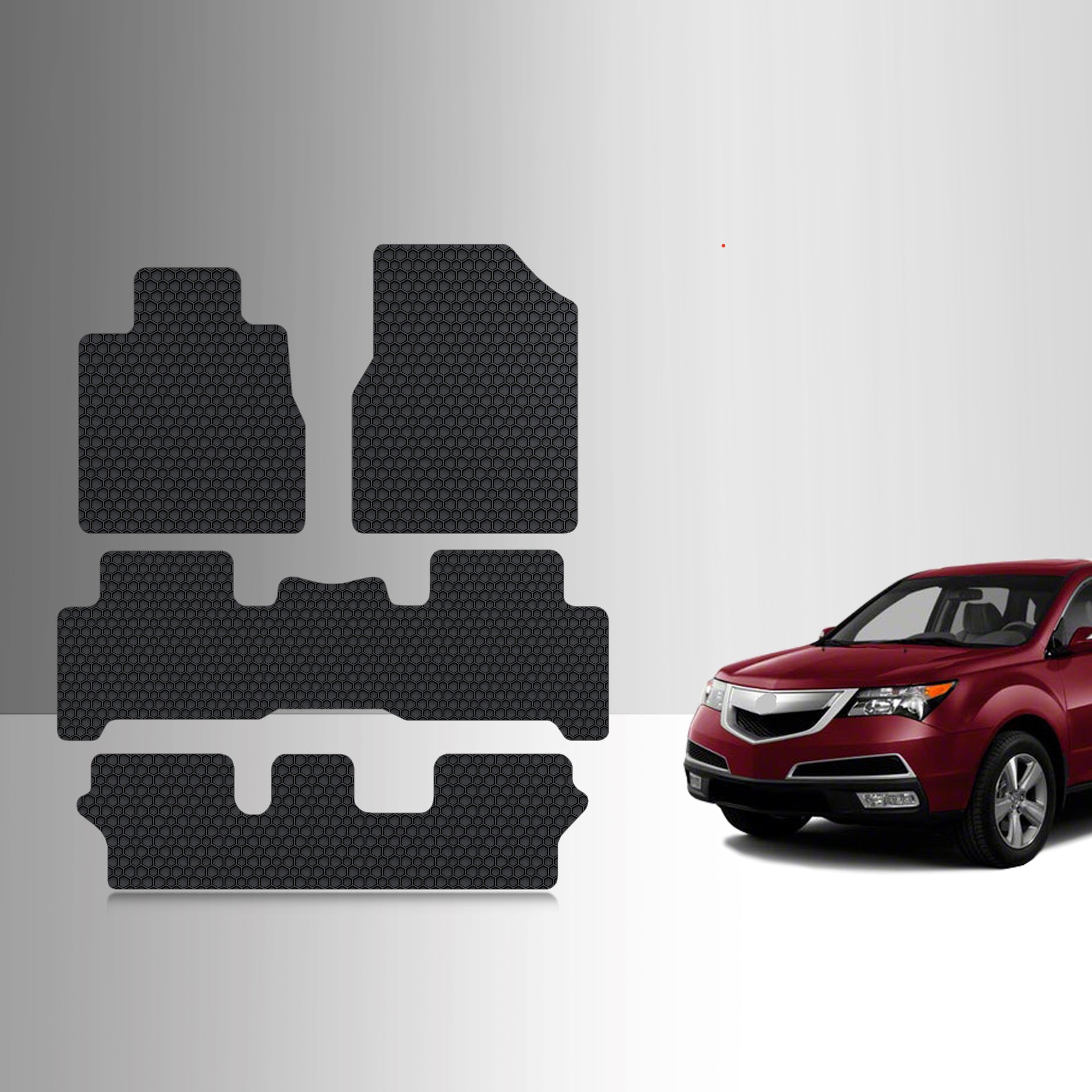 CUSTOM FIT FOR ACURA MDX 2013 Front Row  2nd Row  3rd Row