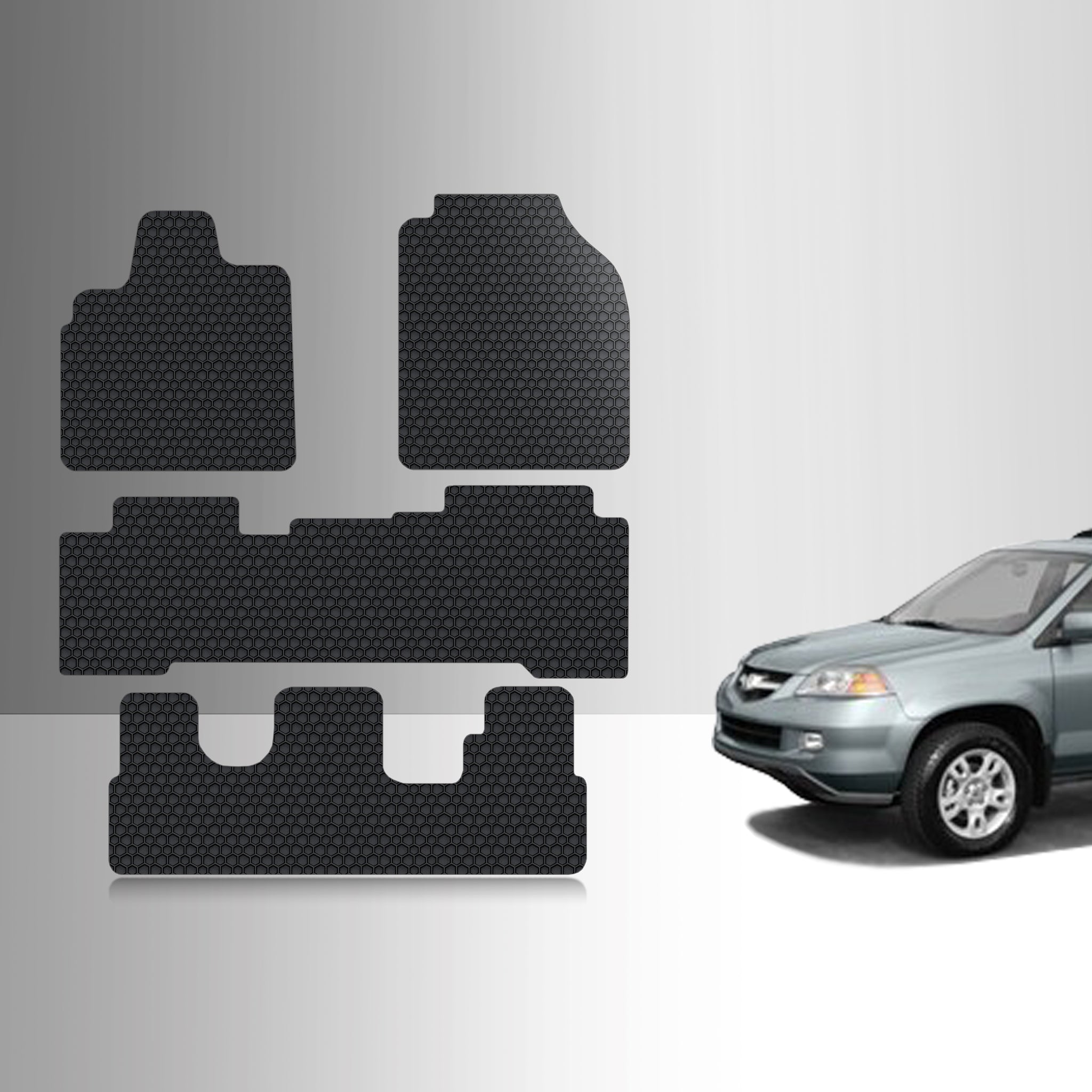 CUSTOM FIT FOR ACURA MDX 2004 Front Row  2nd Row  3rd Row