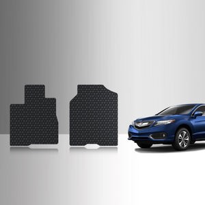 CUSTOM FIT FOR ACURA RDX 2018 Two Front Mats vehicle's PASSENGER (front) seat  with  8 way power movement