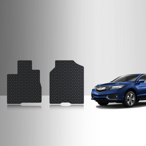 CUSTOM FIT FOR ACURA RDX 2015 Two Front Mats vehicle's PASSENGER (front) seat  with  4 way power movement