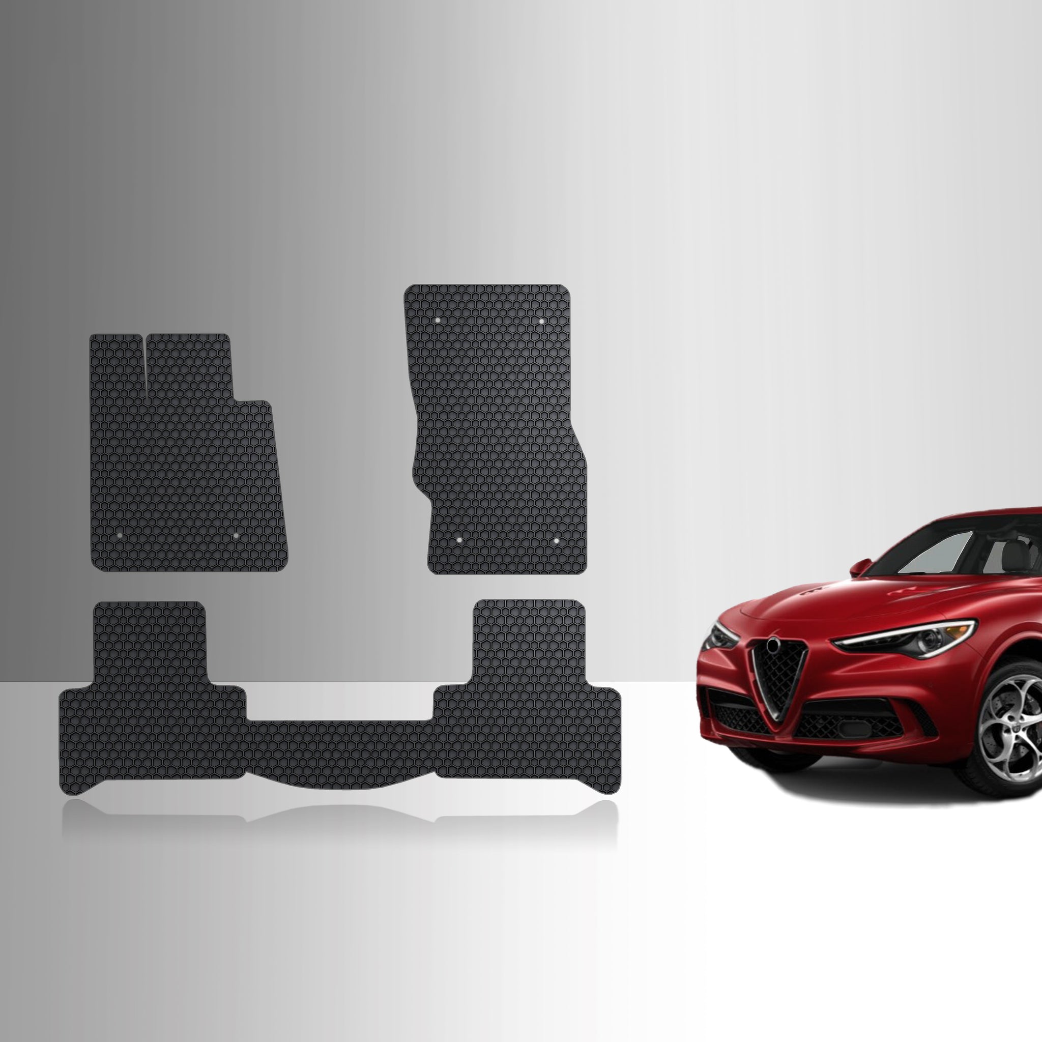 CUSTOM FIT FOR ALFA ROMEO Stelvio 2024 1st & 2nd Row