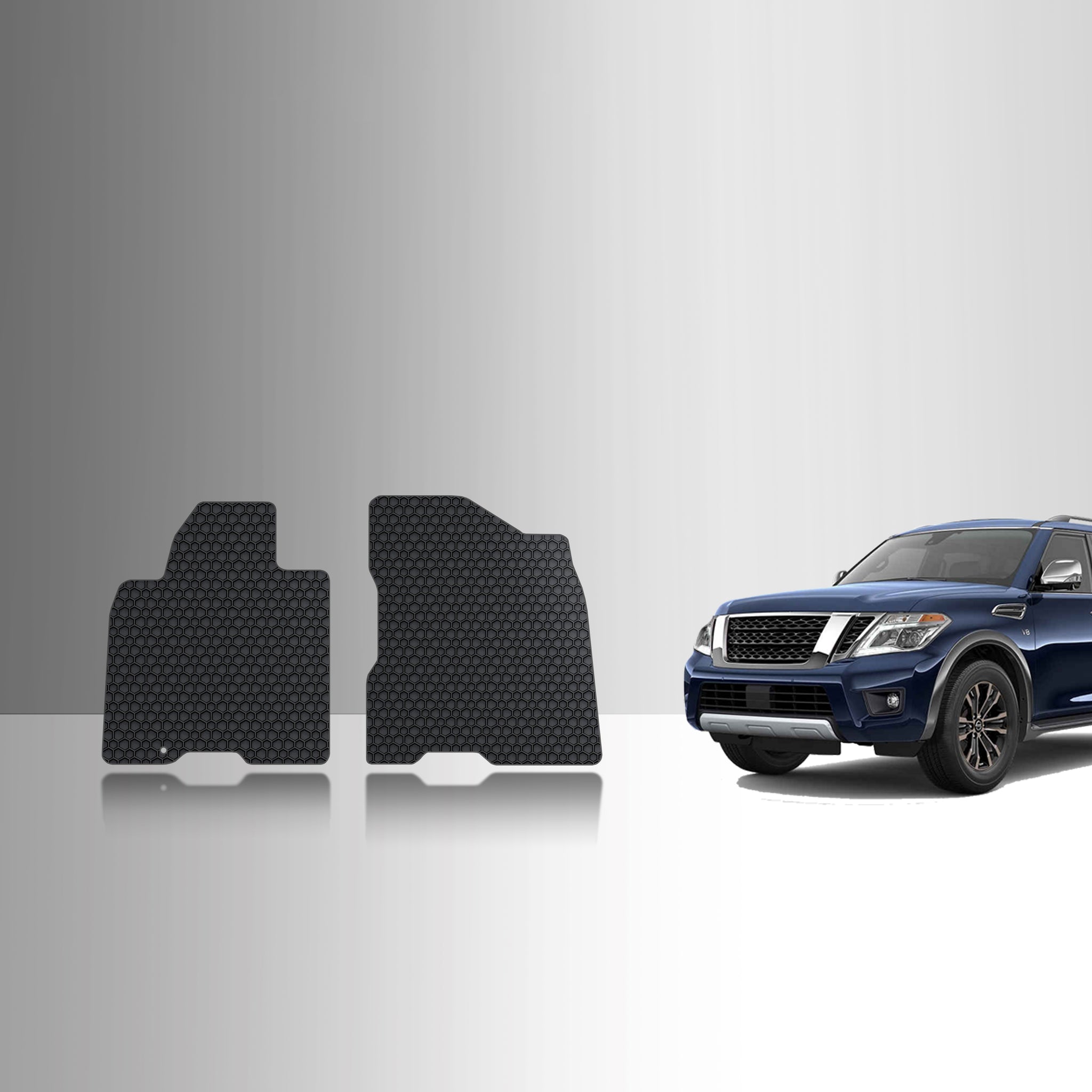 CUSTOM FIT FOR NISSAN Armada 2008 Two Front Mats