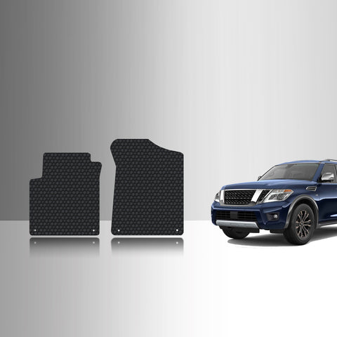 CUSTOM FIT FOR NISSAN Armada 2017 Two Front Mats