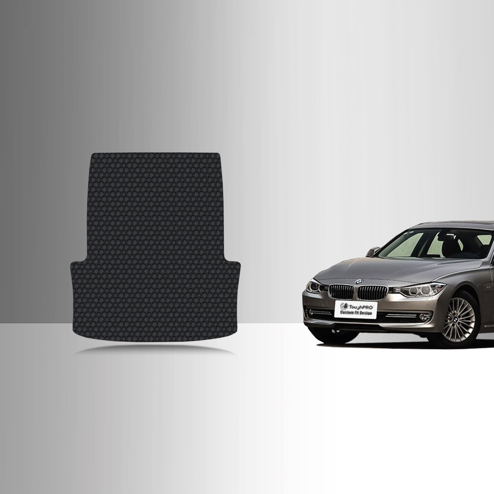 CUSTOM FIT FOR BMW 328i 2015 Cargo Mat (Not Plug-in Hybrid & Sports Wagon) Rear Wheel Drive & Sedan Model