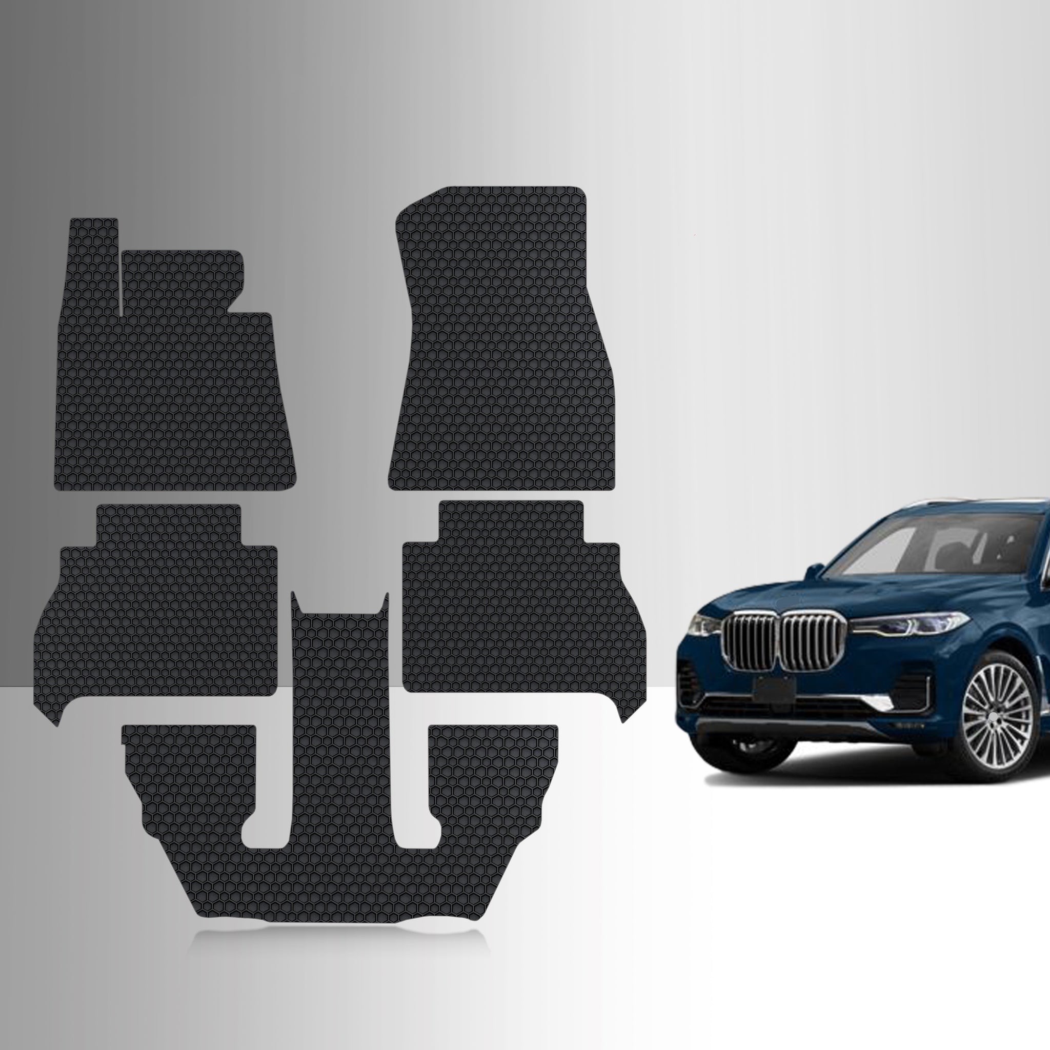 CUSTOM FIT FOR BMW X7 2024 1st, 2nd & 3rd Row (2nd Row Bucket)