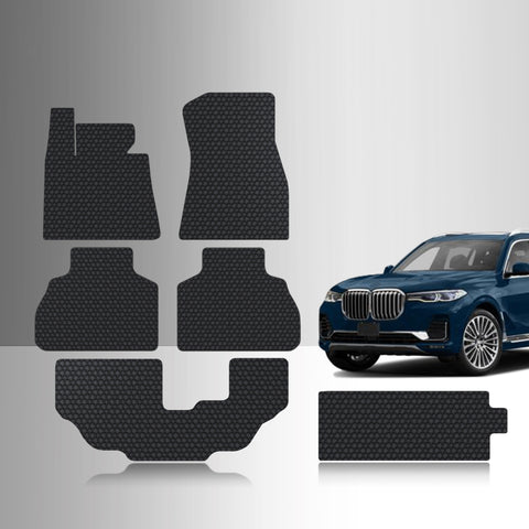 CUSTOM FIT FOR BMW X7 2020 1st, 2nd & 3rd Row + Cargo (2nd Row Bench)