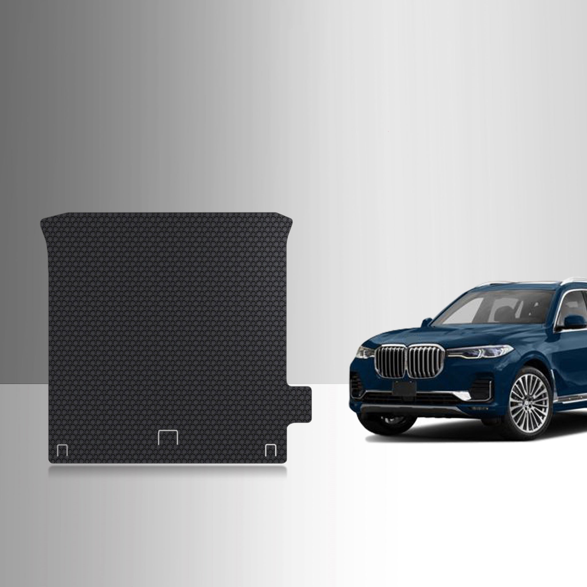 CUSTOM FIT FOR BMW X7 2019 Cargo Mat With 3rd Row Down