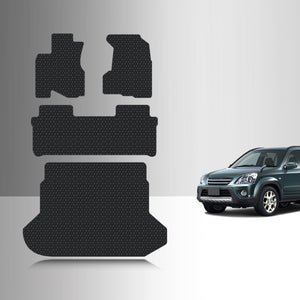 CUSTOM FIT FOR HONDA CRV 2004 Full Set Floor + Cargo Mats