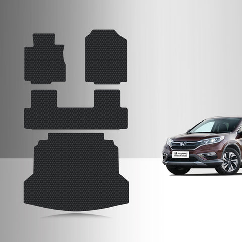 CUSTOM FIT FOR HONDA CRV 2012 Full Set Floor + Cargo Mats