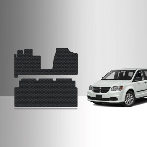 CUSTOM FIT FOR DODGE Grand Caravan 2013 1st & 2nd Row Mats