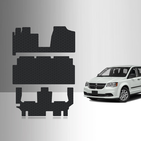 CUSTOM FIT FOR DODGE Grand Caravan 2015 Front Row  2nd Row  3rd Row