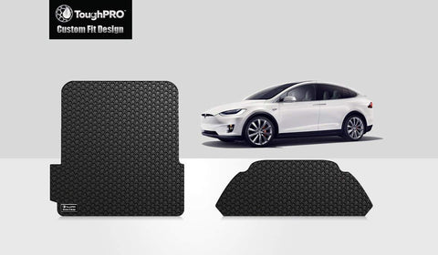 CUSTOM FIT FOR TESLA Model X 2016 Frunk Mat And Cargo Mat 7 Seater