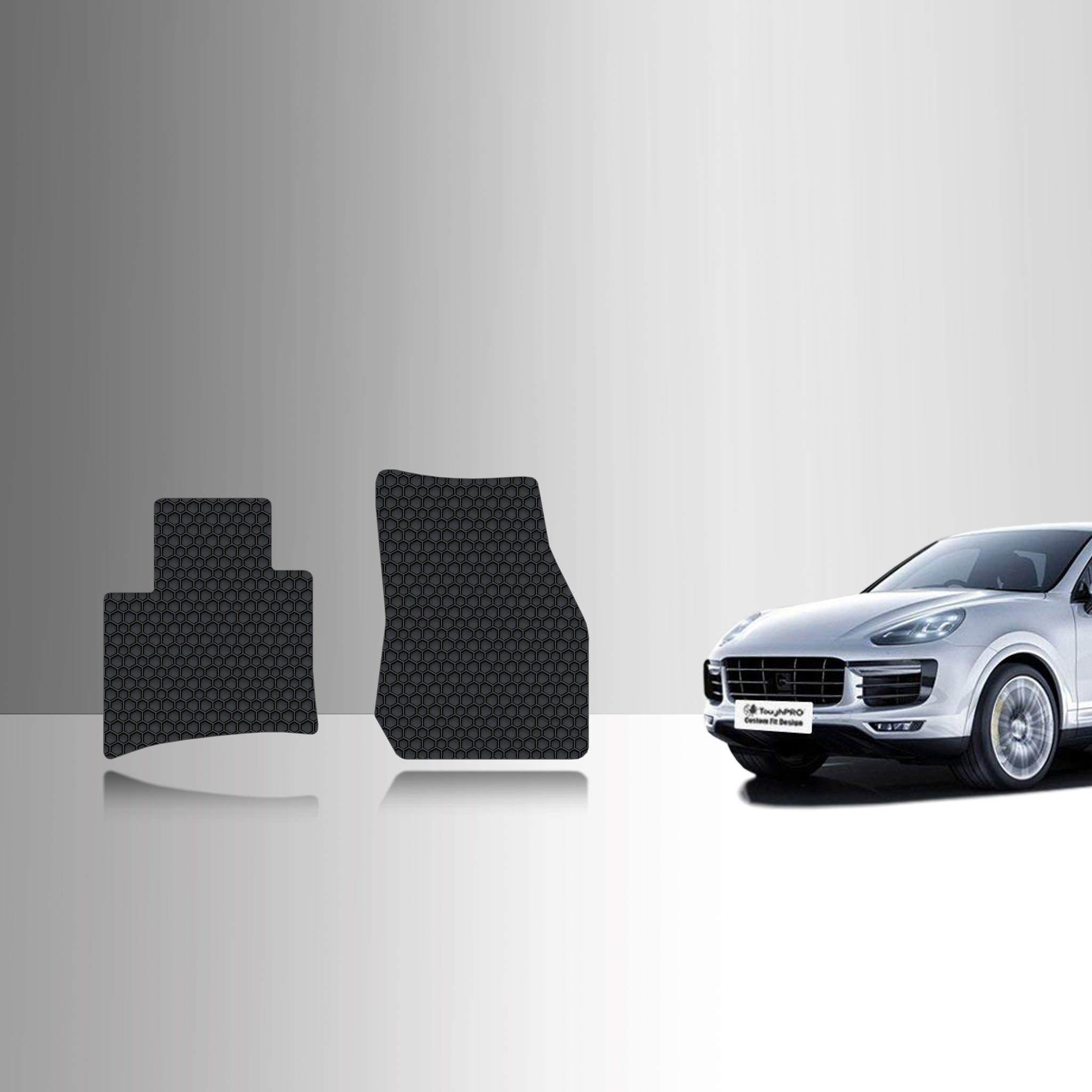 CUSTOM FIT FOR PORSCHE Cayenne 2016 Two Front Mats
