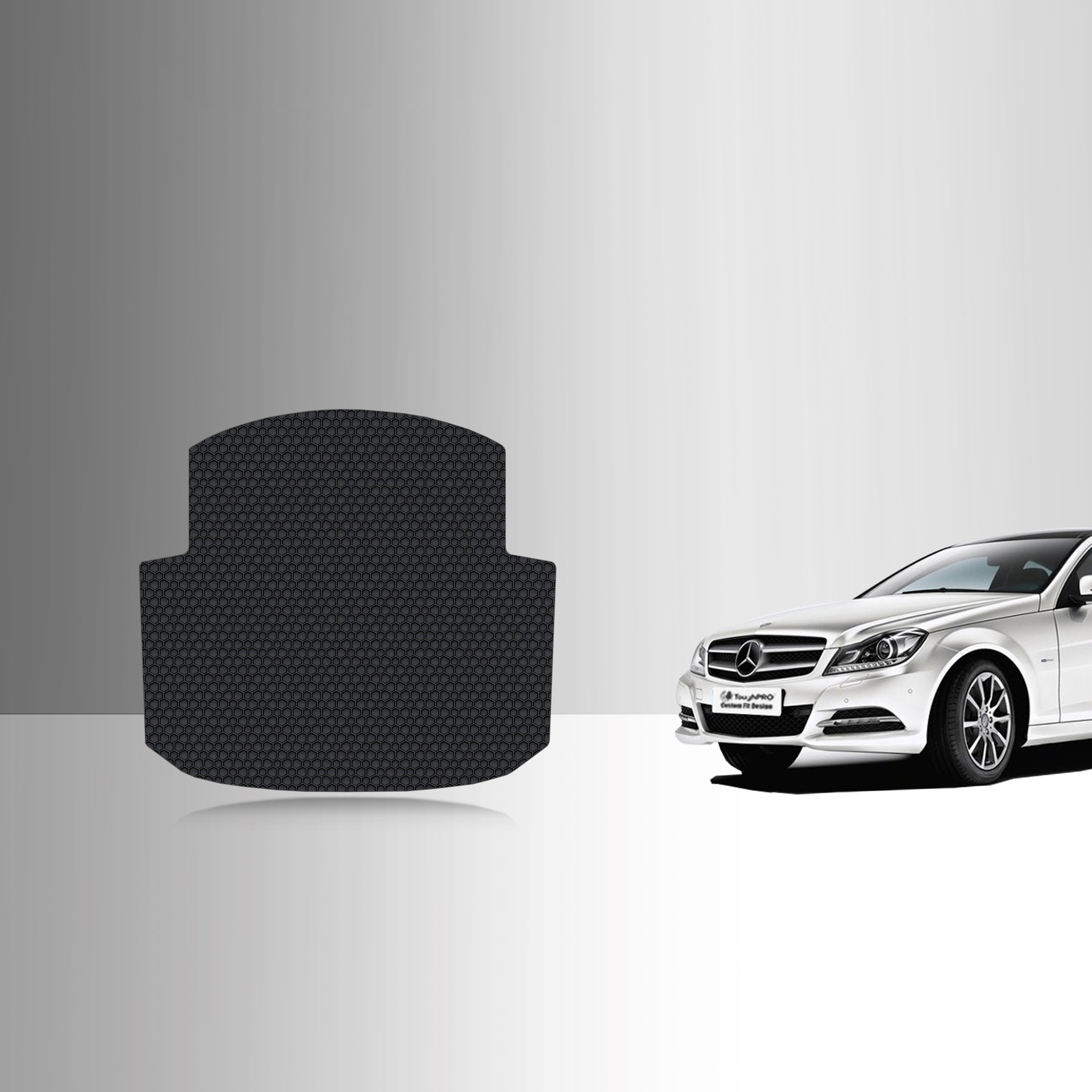 CUSTOM FIT FOR MERCEDES-BENZ C300 2009 Cargo Mat Sedan Model