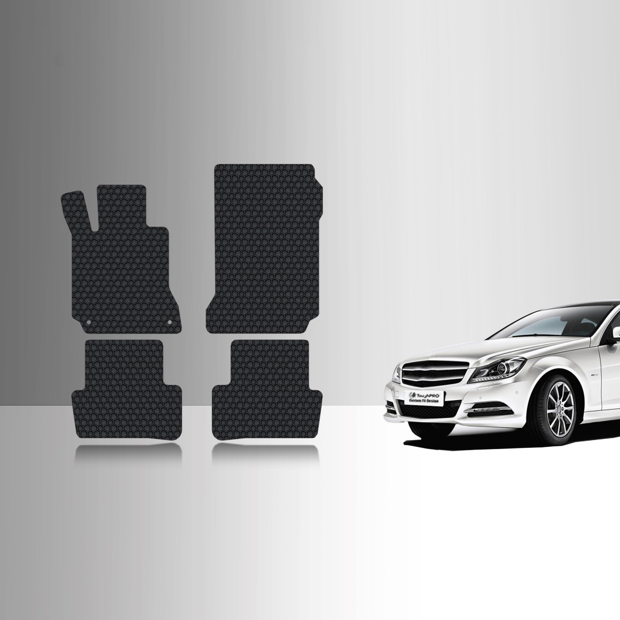 CUSTOM FIT FOR MERCEDES-BENZ C250 2014 1st & 2nd Row Sedan Model