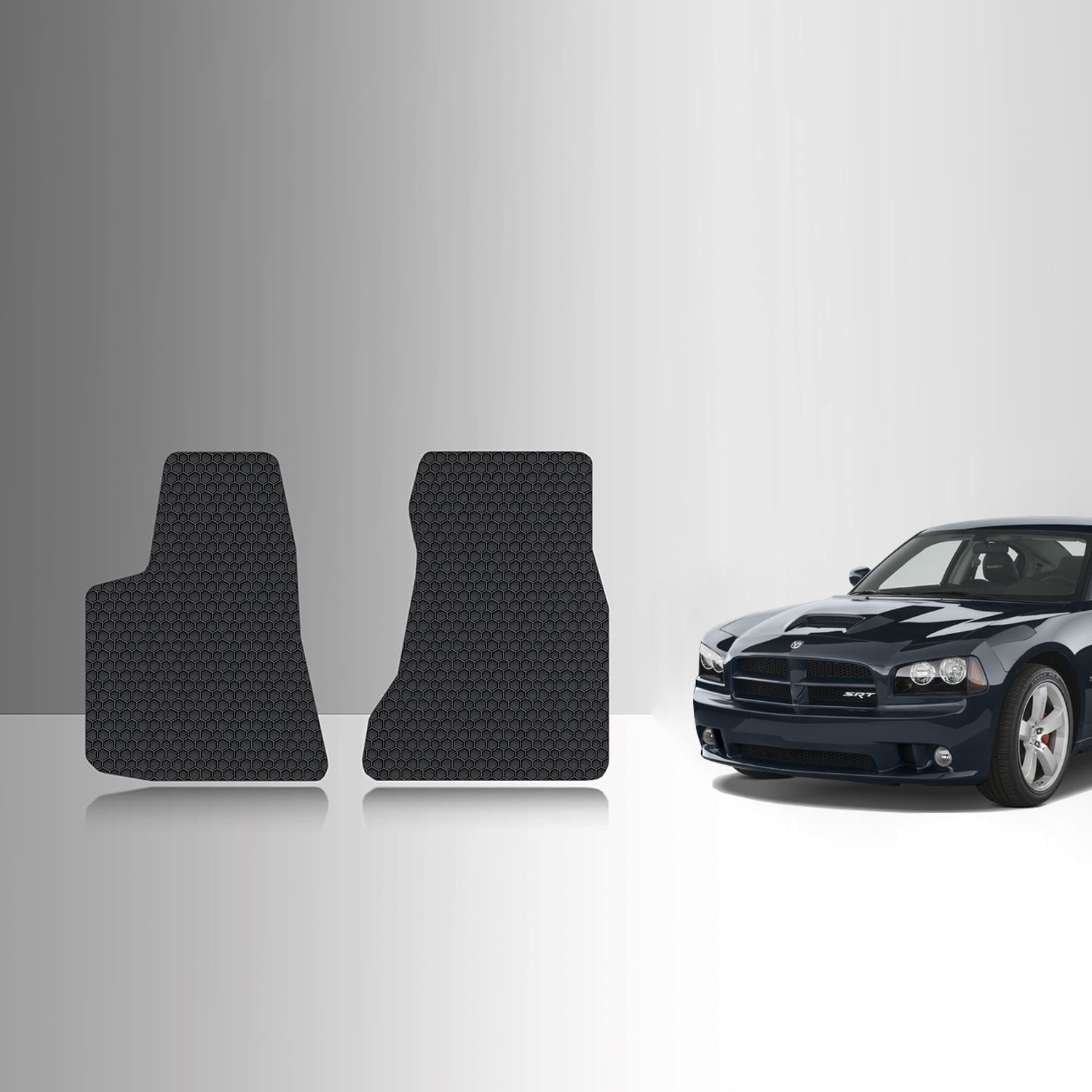 CUSTOM FIT FOR DODGE Charger 2009 RWD Two Front Mats