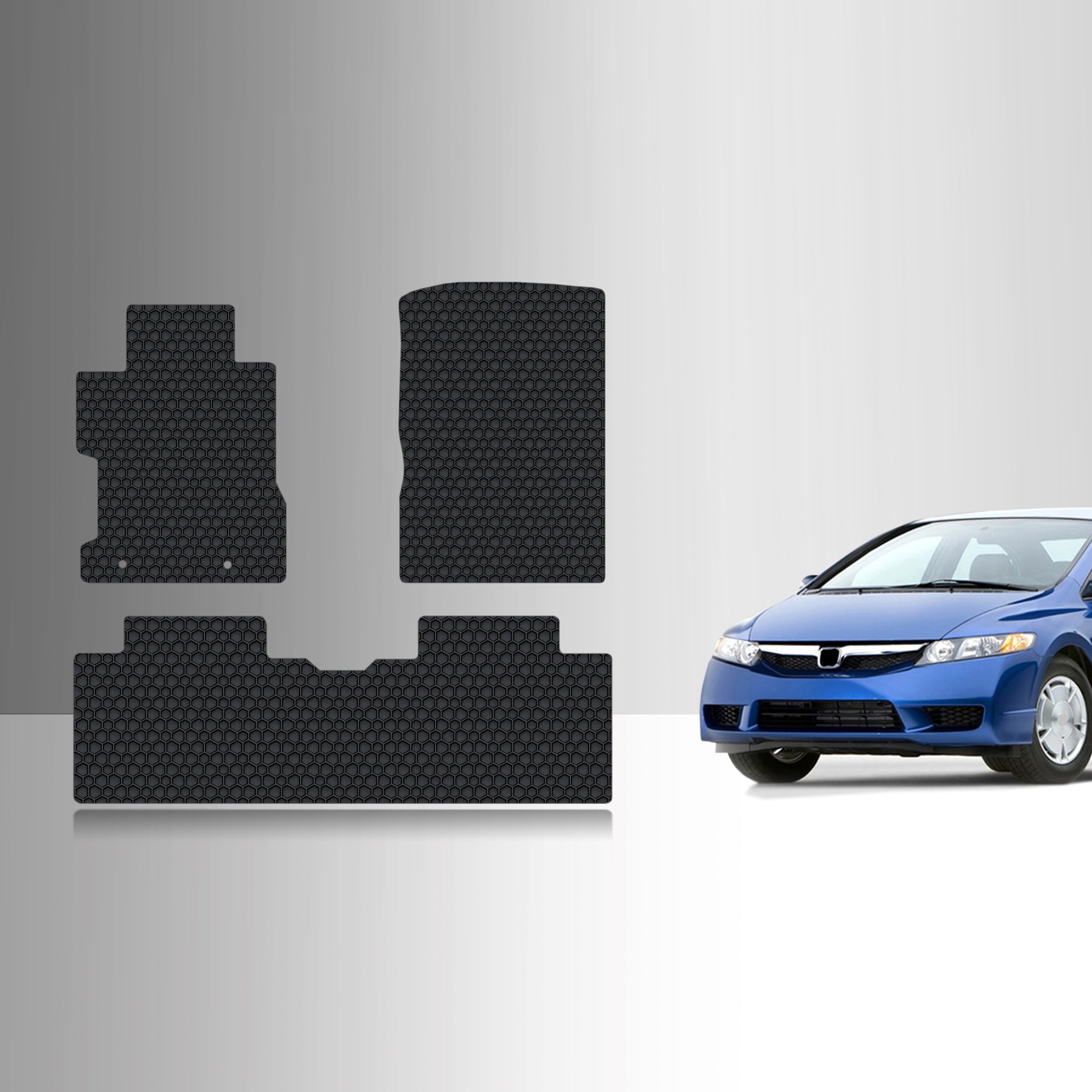 CUSTOM FIT FOR HONDA Civic 2008 1st & 2nd Row Sedan Model