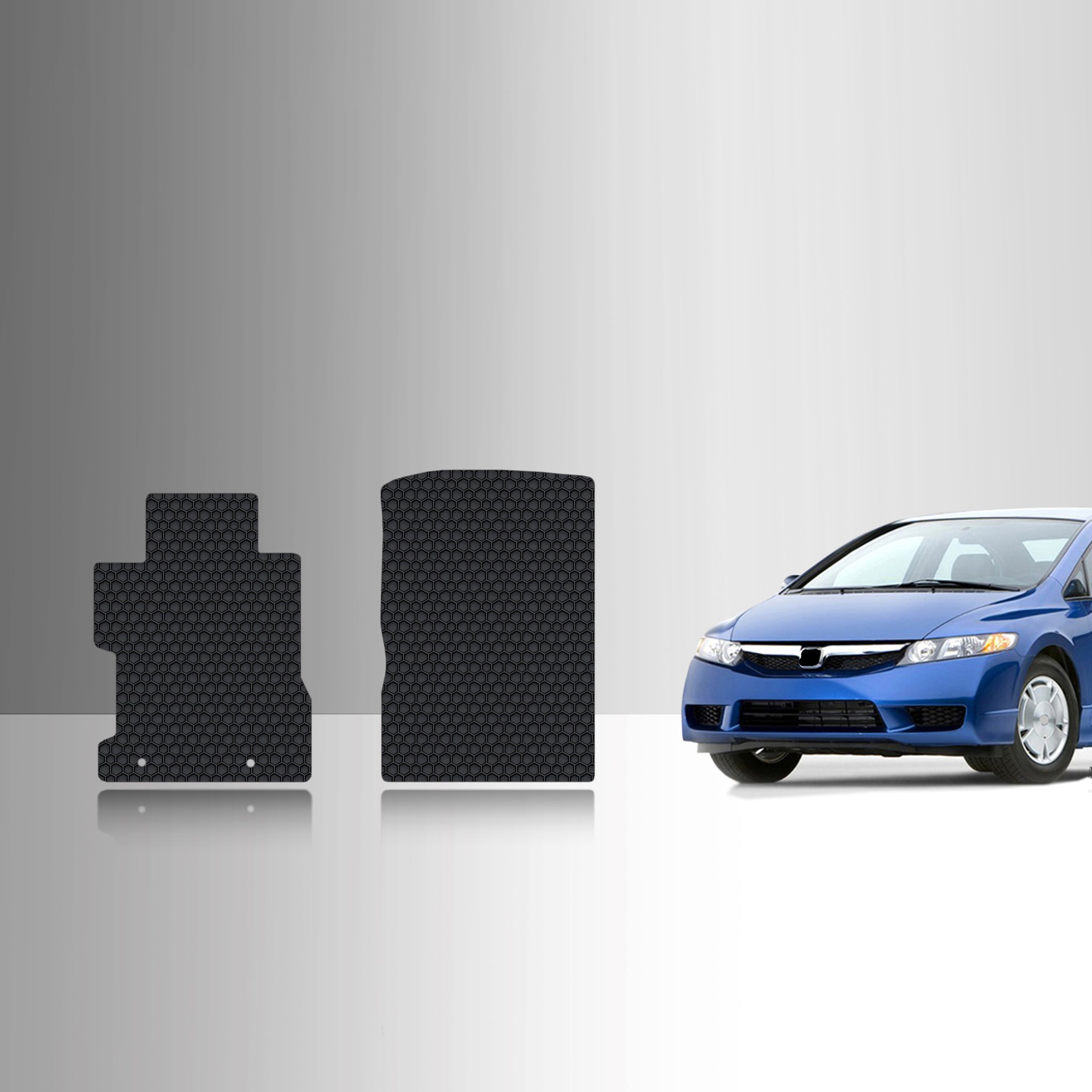 CUSTOM FIT FOR HONDA Civic 2011 Two Front Mats Sedan Model