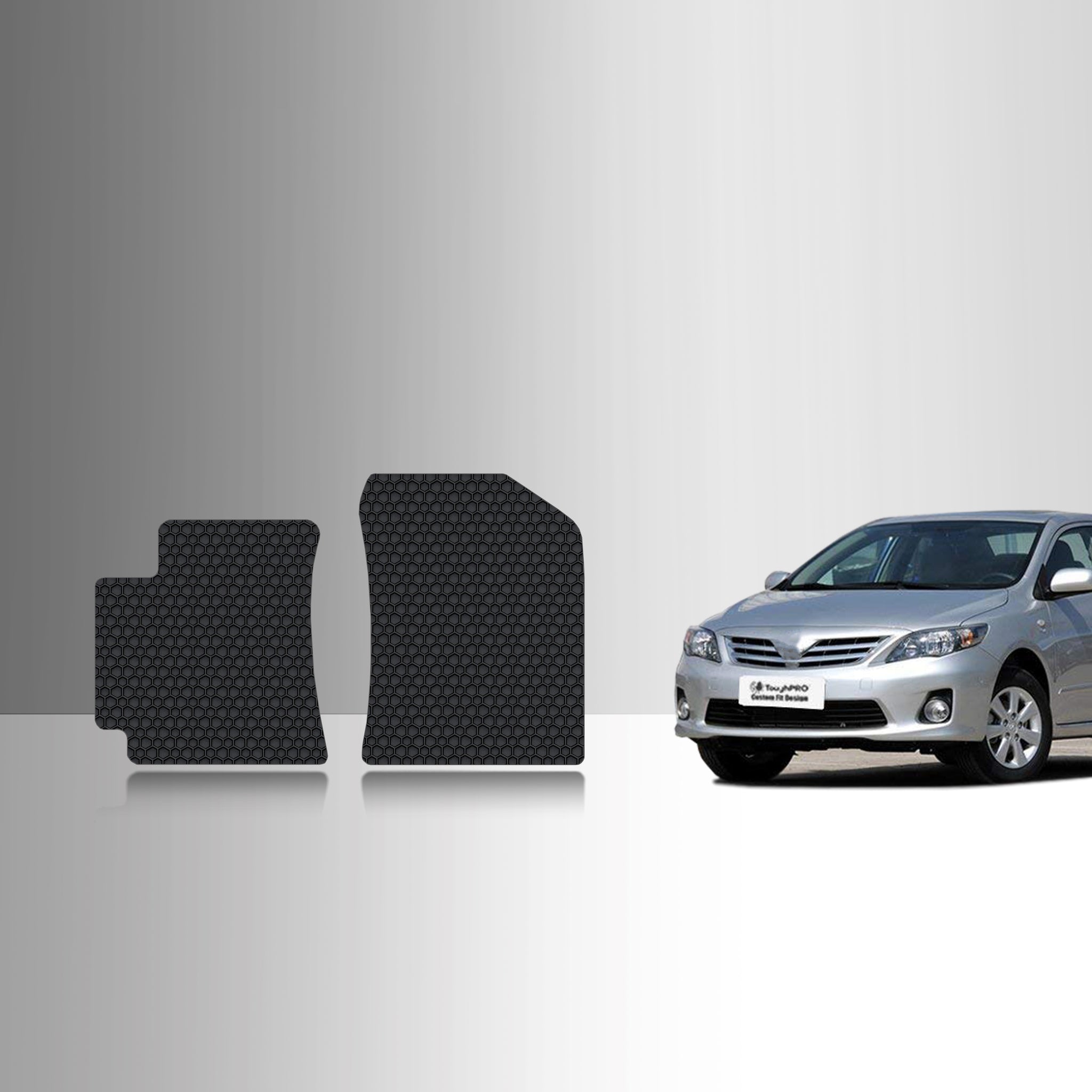 CUSTOM FIT FOR TOYOTA Corolla 2012 Two Front Mats