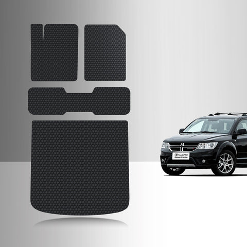 CUSTOM FIT FOR Dodge Journey 2009 Full Set Floor + Cargo Mats