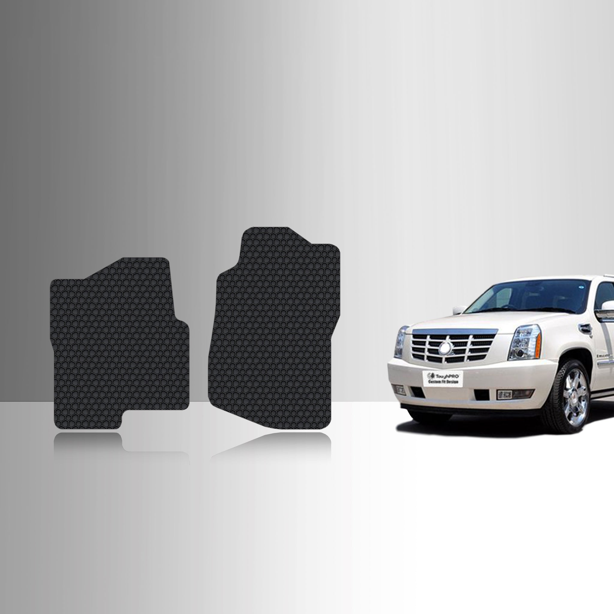 CUSTOM FIT FOR CADILLAC Escalade ESV 2011 Two Front Mats