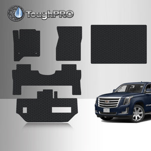 CUSTOM FIT FOR CADILLAC Escalade ESV 2015 Front Row 2nd Row 3rd Row Trunk Mat (3rd Row Up) 2nd Row BENCH SEATING