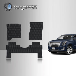 CUSTOM FIT FOR CADILLAC Escalade ESV 2017 1st & 2nd Row Floor Mats