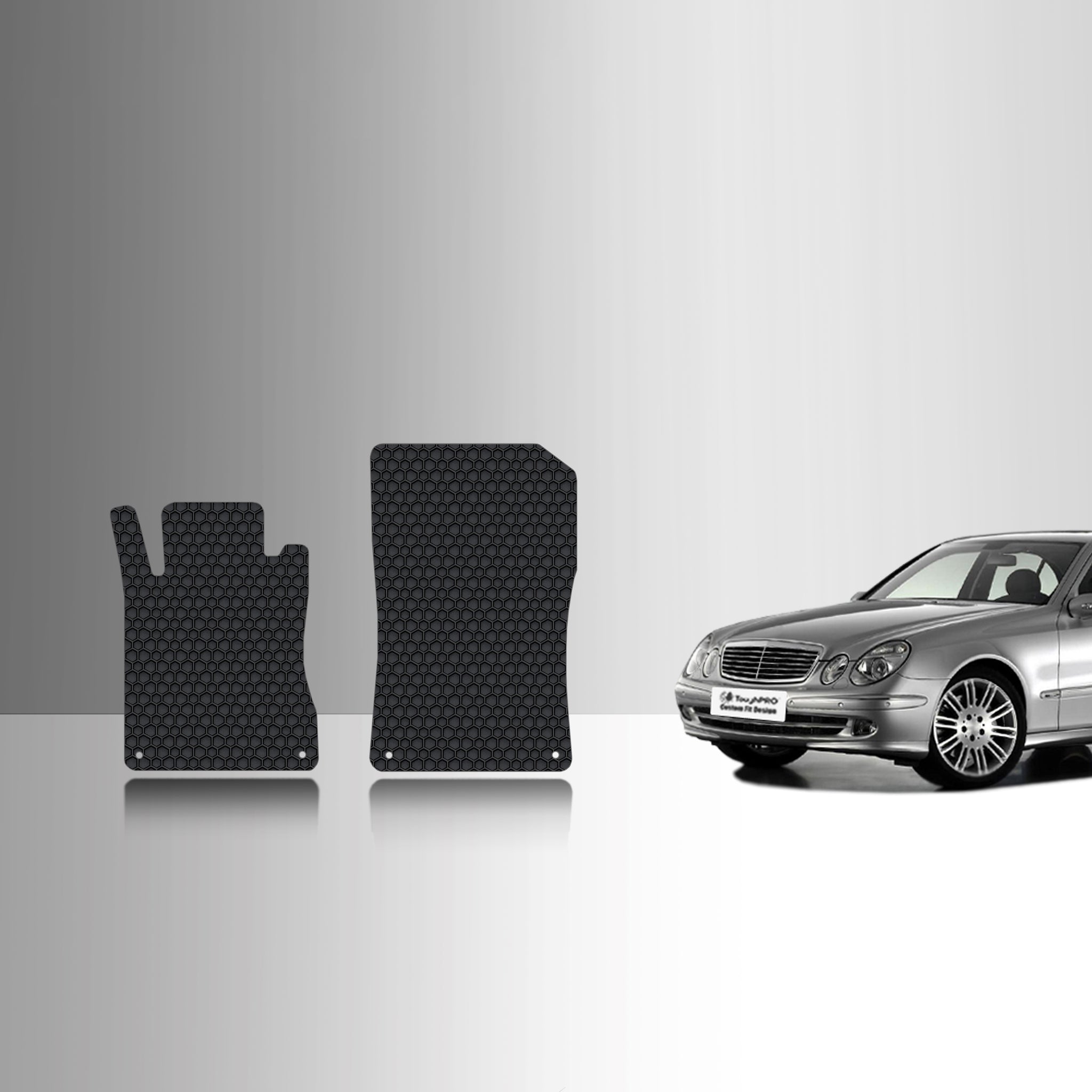 CUSTOM FIT FOR MERCEDES-BENZ E280 2008 Two Front Mats Sedan Model