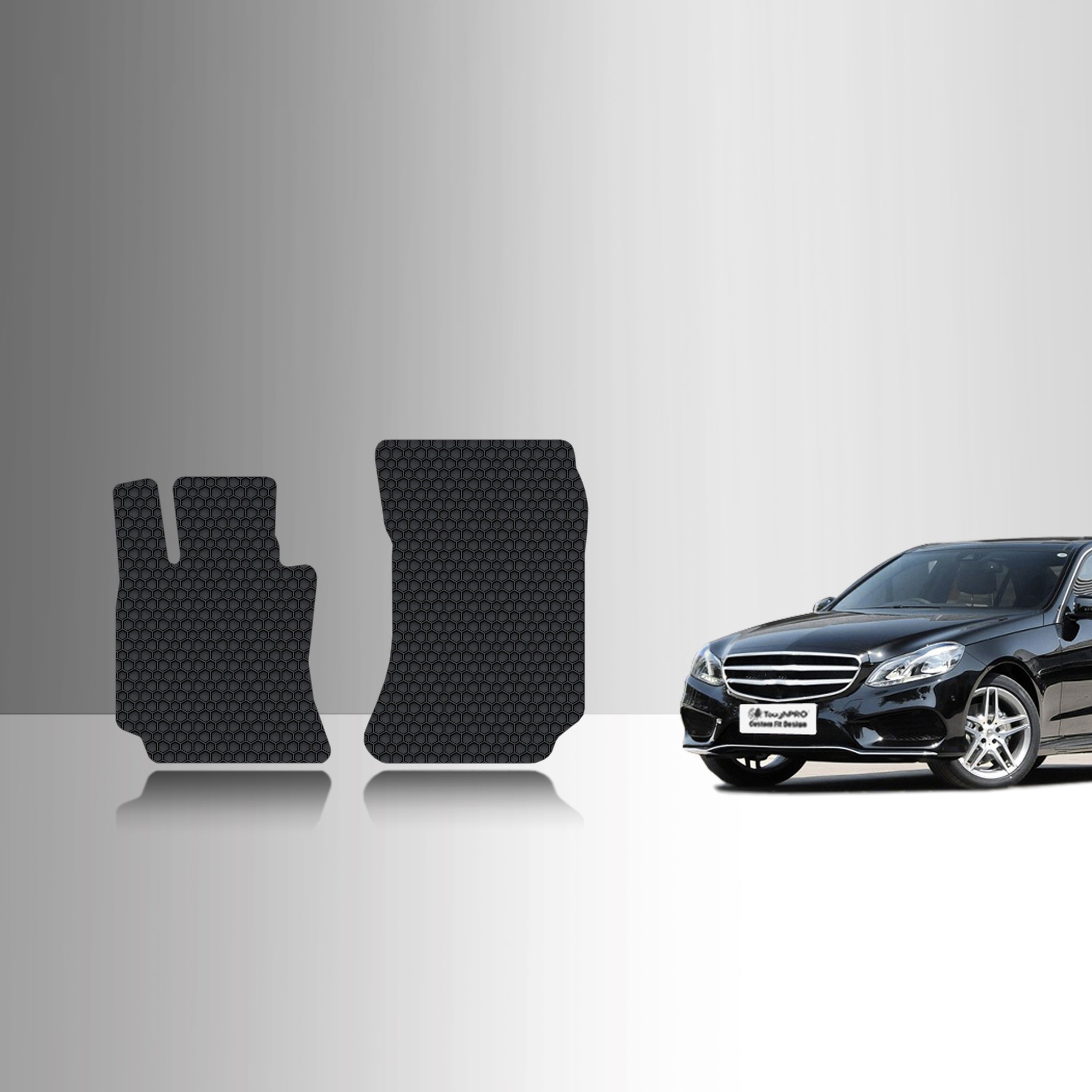 CUSTOM FIT FOR MERCEDES-BENZ E63 AMG 2011 Two Front Mats Sedan Model