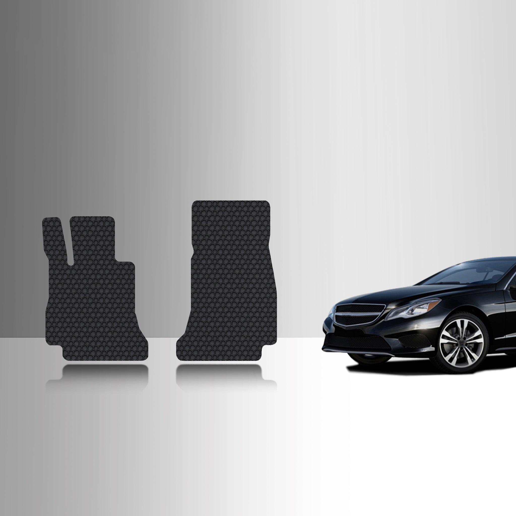 CUSTOM FIT FOR MERCEDES-BENZ E300 2019 Two Front Mats Sedan Model