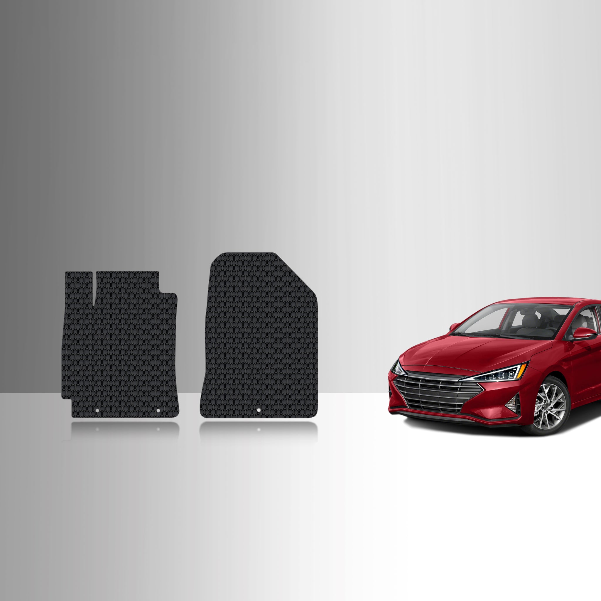 CUSTOM FIT FOR HYUNDAI Elantra 2020 Two Front Mats