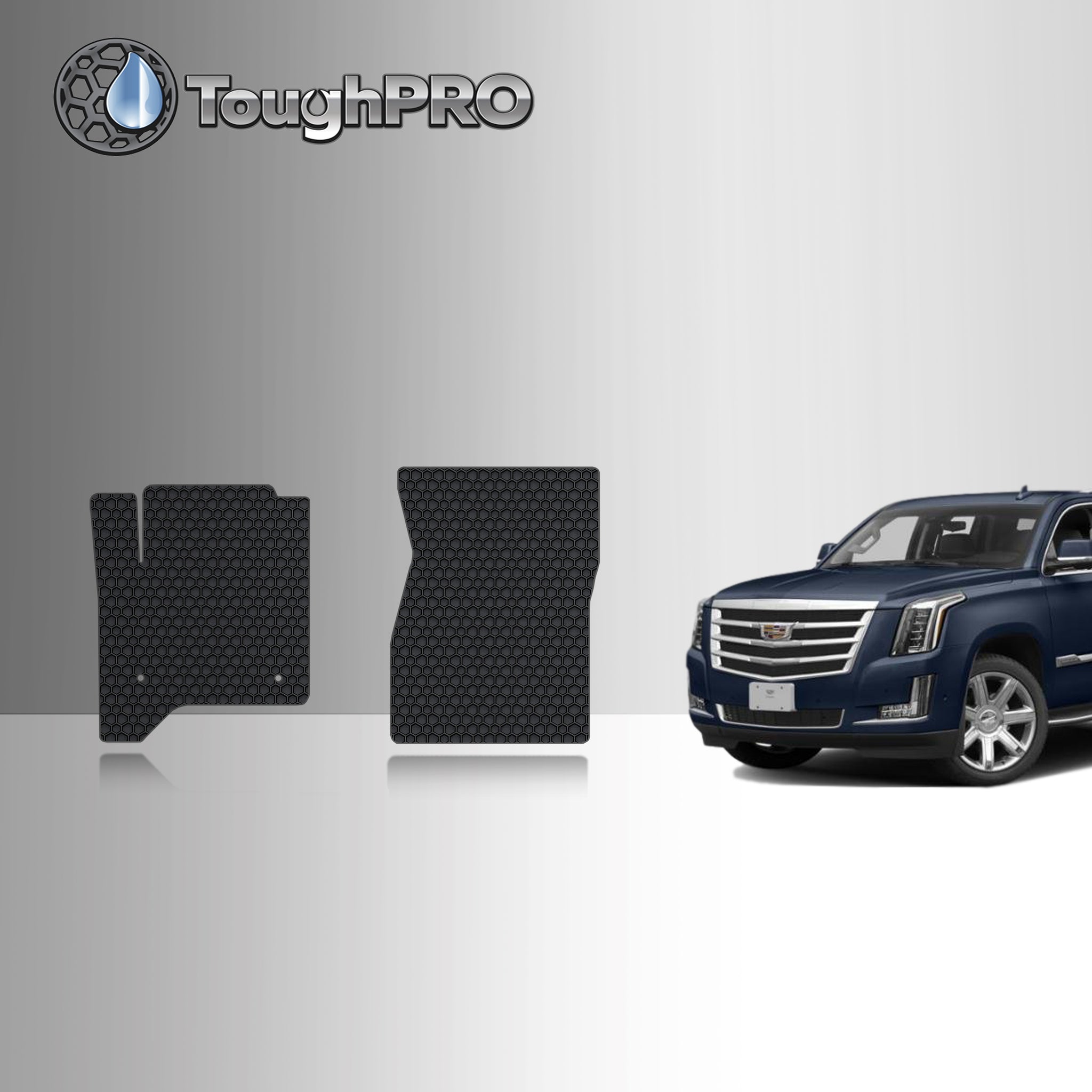 CUSTOM FIT FOR CADILLAC Escalade 2019 Two Front Mats
