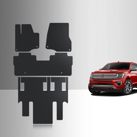 CUSTOM FIT FOR FORD Expedition Max (Bucket No Console) 2018 Front Row 2nd Row 3rd Row