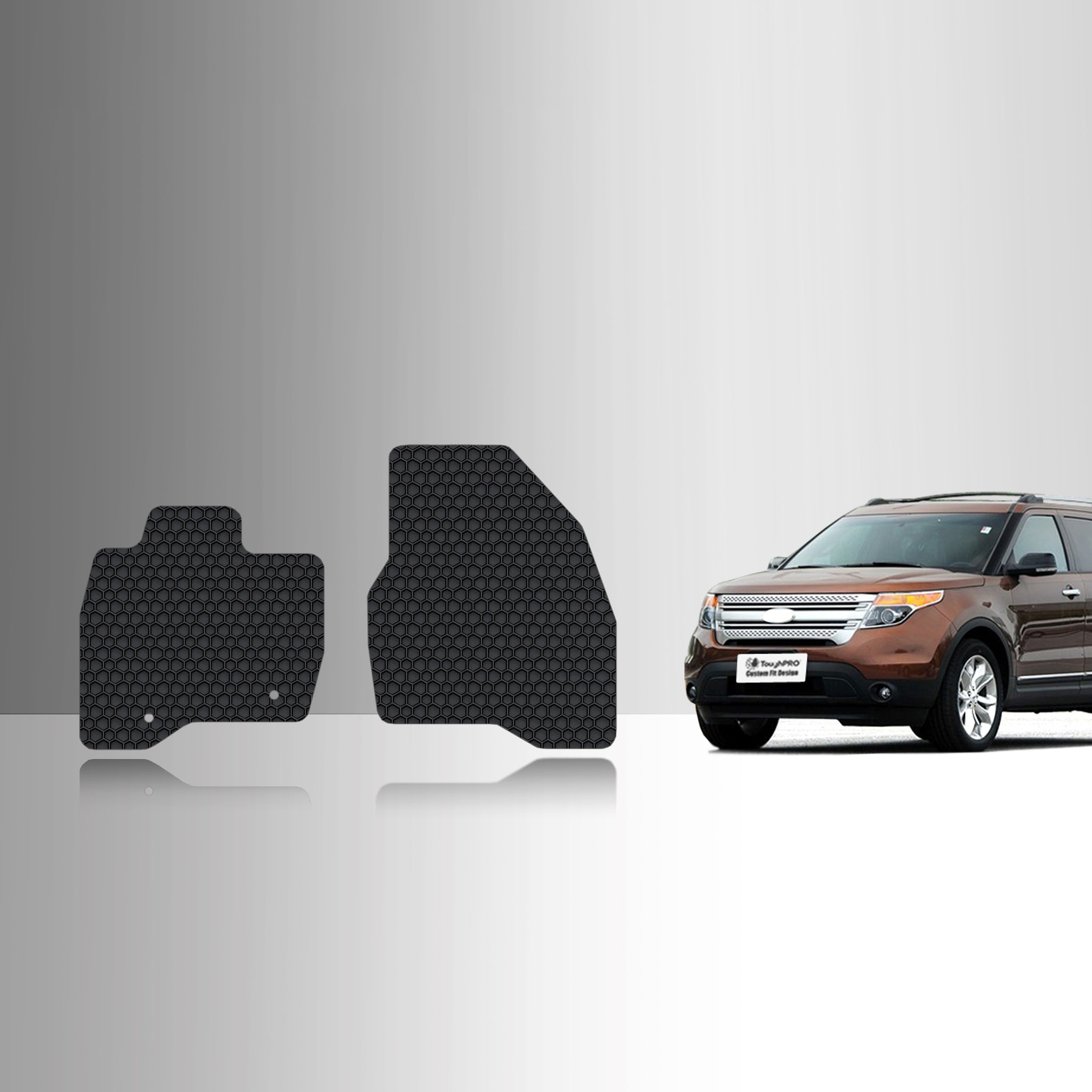 CUSTOM FIT FOR FORD Explorer 2016 Two Front Mats