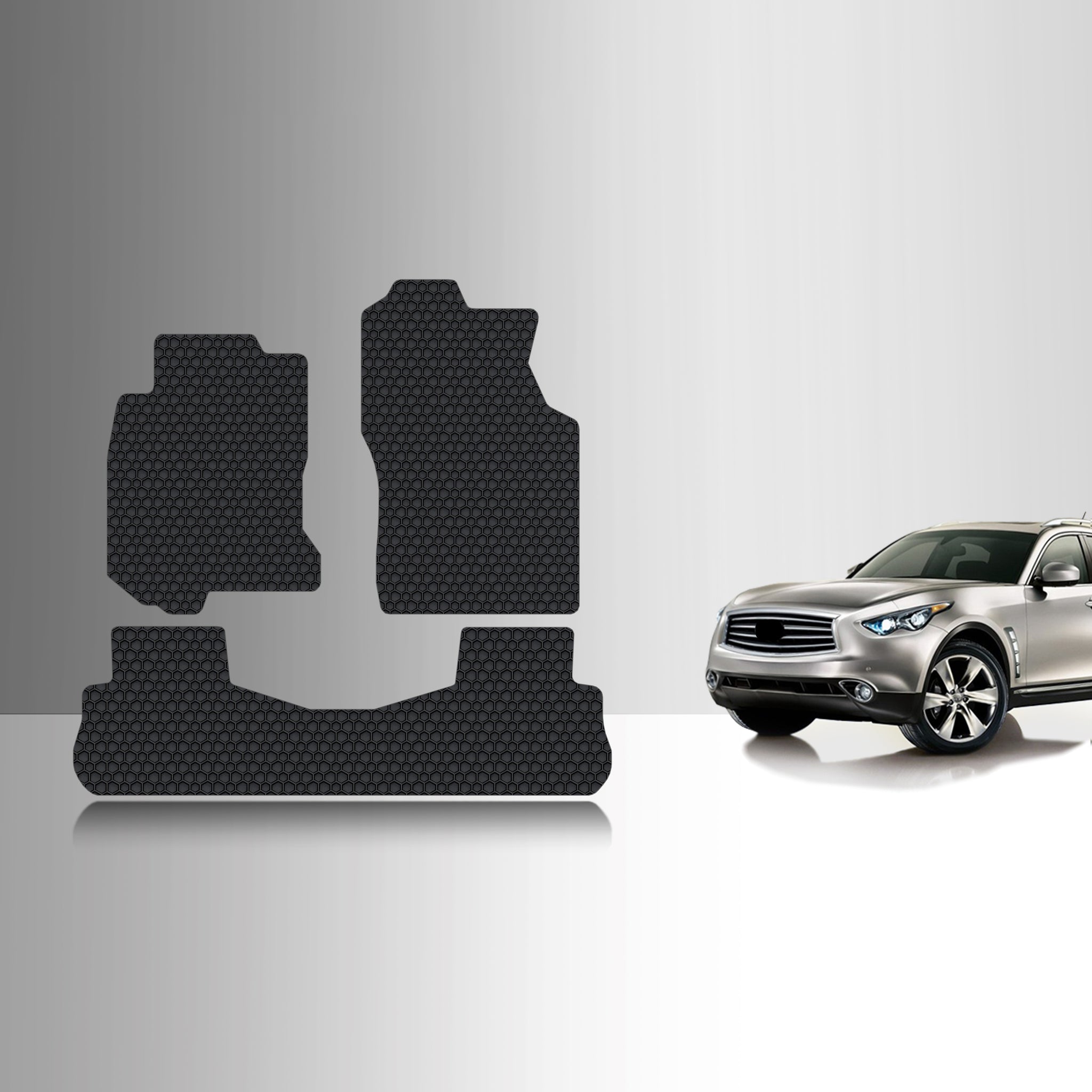 CUSTOM FIT FOR INFINITI FX35 2005 1st & 2nd Row