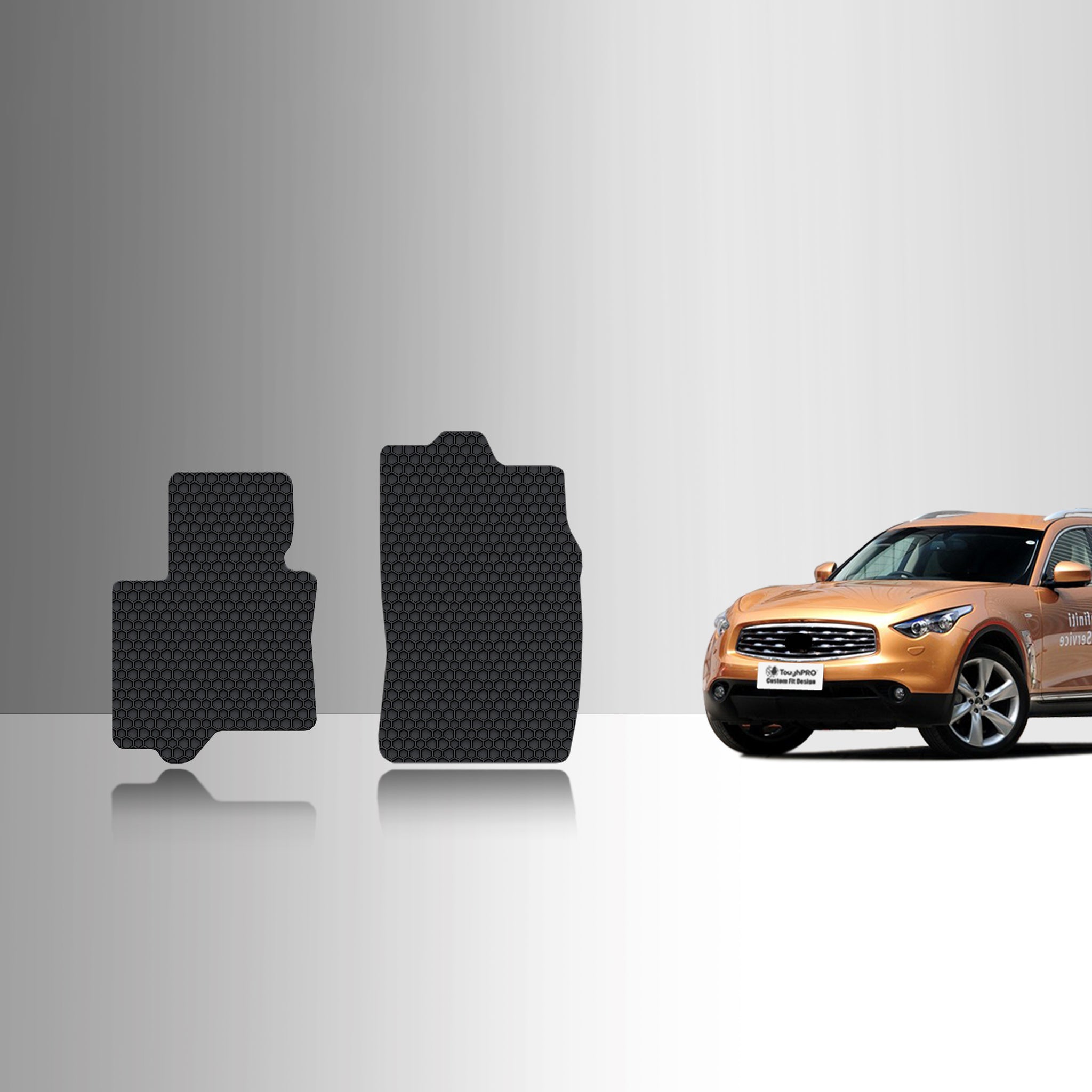 CUSTOM FIT FOR INFINITI FX50 2013 Two Front Mats