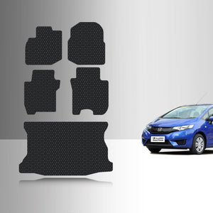 CUSTOM FIT FOR HONDA Fit 2008 Full Set Floor + Cargo Mats