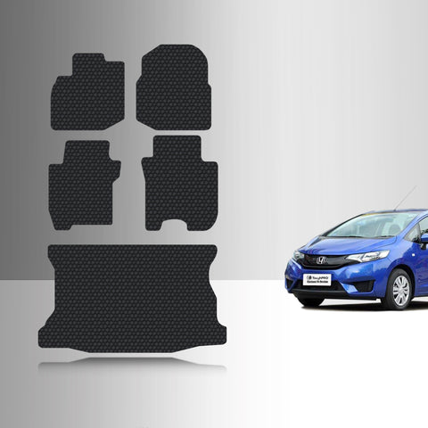 CUSTOM FIT FOR HONDA Fit 2007 Full Set Floor + Cargo Mats