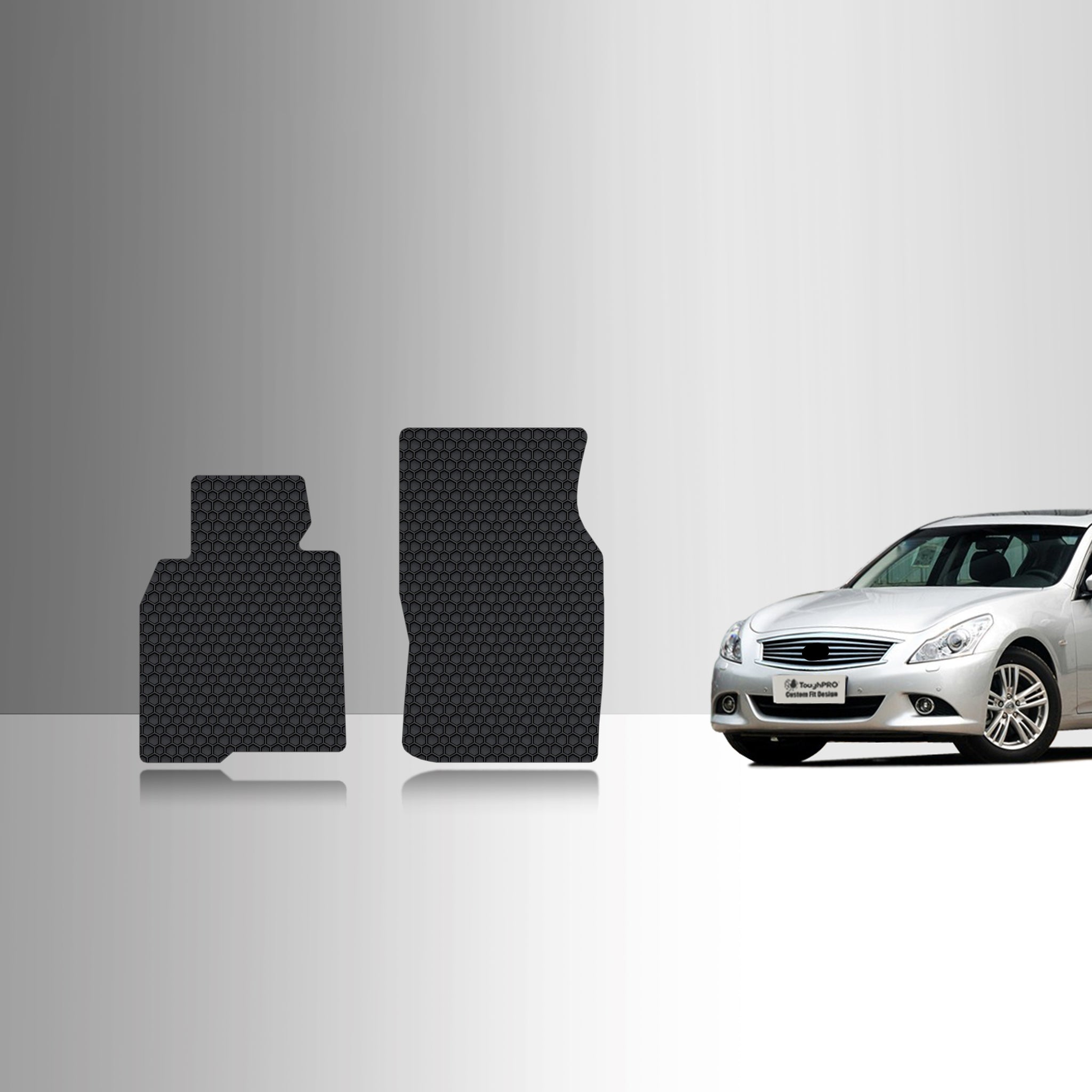 CUSTOM FIT FOR INFINITI G35 2008 Two Front Mats Sedan Model