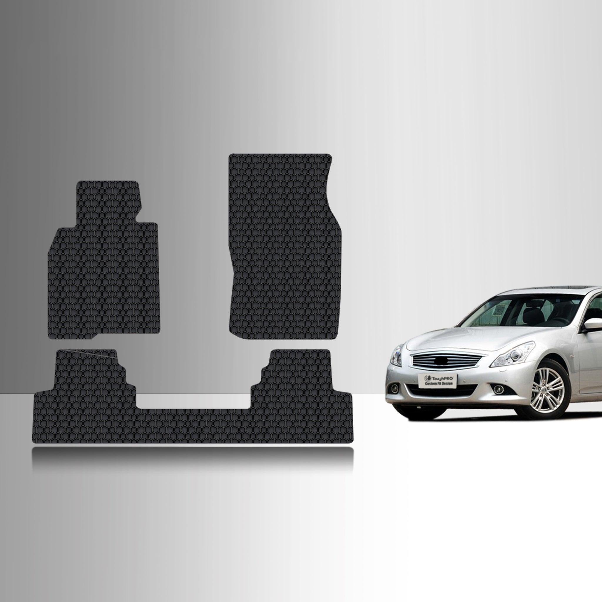 CUSTOM FIT FOR INFINITI G37 2009 1st & 2nd Row Sedan Model