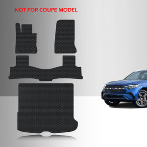 CUSTOM FIT FOR MERCEDES-BENZ GLC300 SUV 2024 Full Set Floor + Cargo Mats