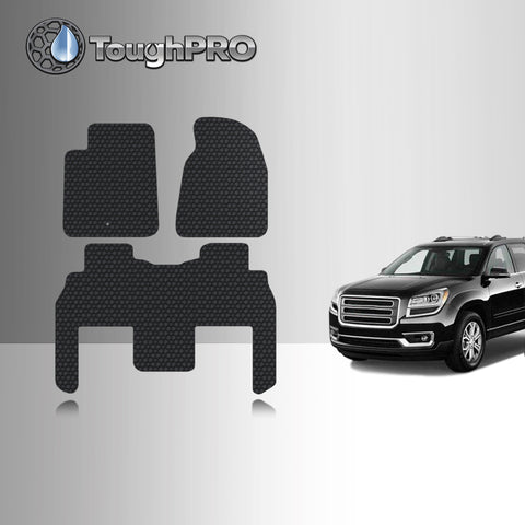 CUSTOM FIT FOR GMC Acadia 2009 Two Front Mats 2nd Row  BUCKET SEATING